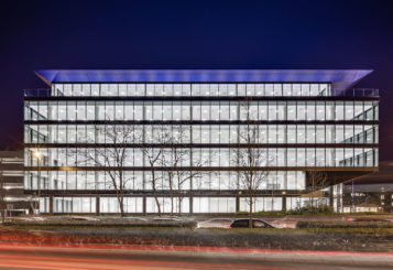 The newly refurbished Victoria Gate office building in Woking town centre